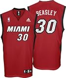 Michael Beasley Jersey: adidas Red Replica #30 Miami Heat Jersey - XX-Large