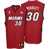 Michael Beasley Miami Heat Red Replica Adidas NBA Jersey at adidas