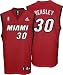 Michael Beasley Jersey: adidas Red Replica #30 Miami Heat Jersey - XX-Large