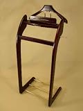 Men's Valet Stand - Executive Mahogany (Mahogany/Brass) (39 3/4H x 16 3/4W x 14D)