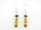 Sterling Silver Multi Amber Earrings