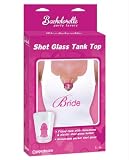 Bachelorette party favors bride shot glass tank top o/s