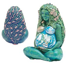 Millennium Gaia Ceramic Statue Mother Earth