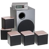 Midiland S4-8200 Digital 5.1 Computer Speakers (6-Speaker, Black & Silver)