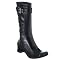 Mossimo® Glory Mid-Shaft Low-Wedge Boots- Black