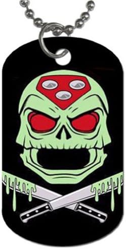 TED V. MIKELS ASTRO ZOMBIES 2 Sided Dog Tag and Chain Officially Licensed Product