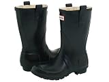 Hunter Women's Original Short Rubber Boot,Navy,37 EU (US Women's 7 M)