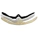 100% Cotton Bra Liner 3-Pack - Black/White / Beige - Large