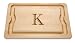 JK Adams 20-by-14-Inch Monogrammed Cutting Board, K