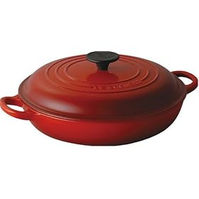 Le Creuset Enameled Cast-Iron 2-1 4-Quart Buffet Casserole, Red by Le Creuset