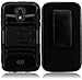 BlastCase Cell Phone Case for Samsung Galaxy Light T399 - Non-Retail Packaging - Black