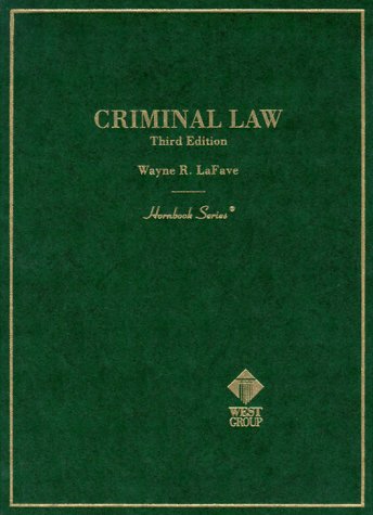 Criminal Law (Hornbook Series) (Hornbook Series)