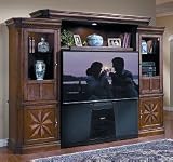 Bristol Cherry Entertainment Center- 3 Pc. w/ Piers and BPS