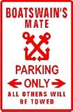 BOATSWAIN'S MATE PARKING * sign street navy