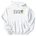 Sweatshirt White Elegant Flag 