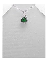CZ Pendant Necklace In 92.5 Sterling Silver