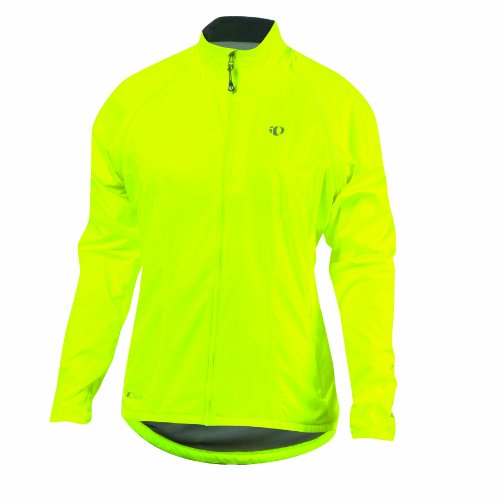 Pearl Izumi Elite Barrier Convertible Women's Cycling Jacket With Zip Off Sleeves - Screaming Yellow/Screaming Yel, X-Small