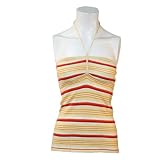 Split Abigail Halter Girls Top Pastel/Yellow