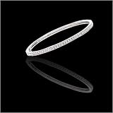 Silver Pave Bangle