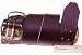 Mens Heavy Duty Dark Chocolate Brown Leather Belt 2