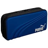 PUMA レリーフラインペンケース ブルー