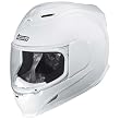 Icon Solid Gloss Men's Airframe On-Road Racing Motorcycle Helmet - White
