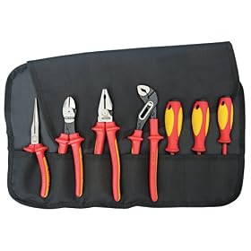 Knipex 989825US 7-Piece Insulated Commercial Tool Set by Knipex