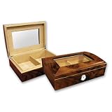 Stanford Glass Top Cigar Humidor