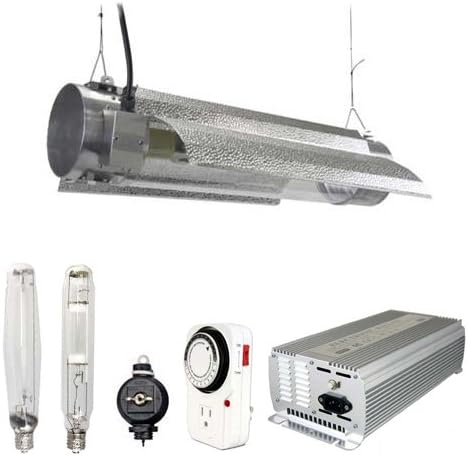 1000 Watt HPS MH Grow Light Tube Reflector Hood Digital Kit