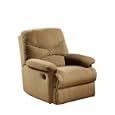 Acme Sand Microfiber Recliner
