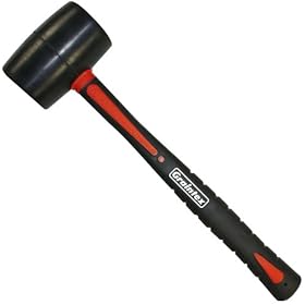 Graintex RM1546 16 Oz Rubber Mallet with Fiberglass Handle