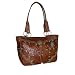 American West Lady Lace (Turquoise) Collection Zip Top Tote w/ Side Pockets