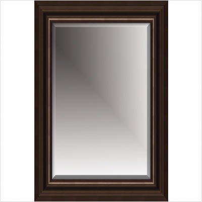 46 Beveled Mirror in Coffee