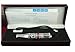 Electronics : LASER Pointer ASTRONOMY POWERFUL GREEN 5mW 5 mW 532 nm - Silver / Chrome with Case & Batteries