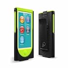 Cygnett CY0927CNHOL Holster Hybrid Case for iPod nano 7 (Black/Green)