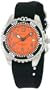 Momentum Men's 1M-DV00O8B M1 Orange Dial Black Re-Ply Nylon Dive Watch