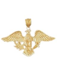 CleverEves 14K Gold Pendant Eagle 6.9 - Gram(s)