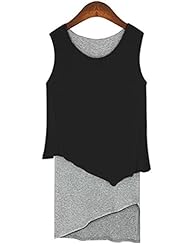 Sexy Cotton General Print Round Neck Sleeveless Spring Summer  Dress