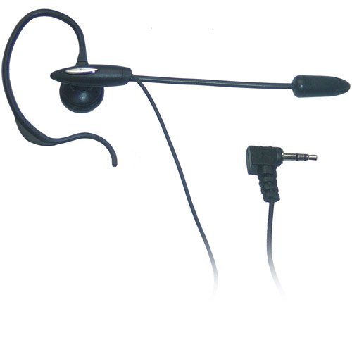 2.5mm Hands-Free Cell Phone Headset with Boom Mic for Kyocera Blade / Wild Card / Phantom / Rave / Remix / Slider Sonic / V5 Slider / Xcursion - Includes TWO Bonus Personal Charm Straps!