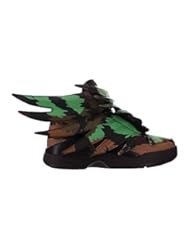 Sports: Adidas ObyO JS Jeremy Scott Wings 3.0 Print S77804 Black/White Mens Shoes (size 6) - Adidas