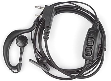 HongXun 2 Pin Dual PTT Earpiece for Two Way Radio UV-82