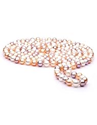 60 inch Multicolor Fresh Water Pearl Rope 7-8 mm each in Pearl Rope
