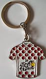 Porte clés - Tour de France Cyclisme - Maillot A POIS Grimpeur - velo - Collection Officielle 2011