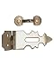 Solid Brass Ornamental Hasp