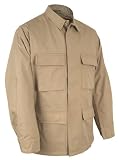 Khaki Poly / Cotton Ripstop BDU Coat