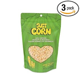 Just Tomatoes Just Corn, 8-Ounce Large Pouch (Pack of 3)