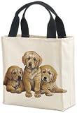 Golden Retriever Puppies Tote Bag