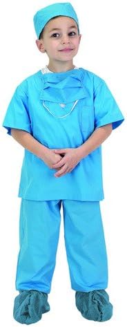 Jr. Dr. Scrubs, size 6/8, BLUE