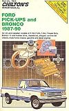 Chilton Book Company repair manual: Covers all models of F-150, F-250, F-350, F-super duty, Bronco, chassis/cab, stripped commercial chassis, motorhome ... 4-wheel drive, gasoline and diesel engines