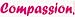 Compassion Auto Glass Sticker